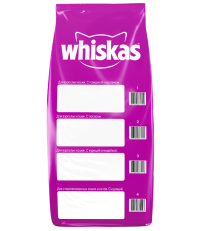 Whiskas сухой корм для взрослых кошек с говядиной и кроликом 5 кг. 